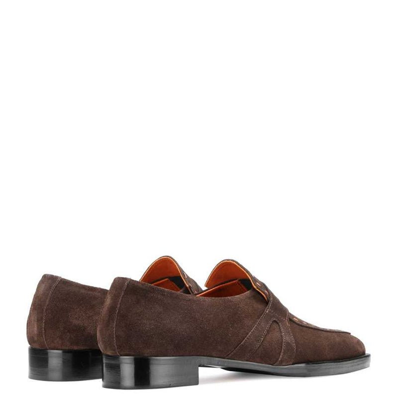 Classic Design Penny Suede Leather Brown Loafer