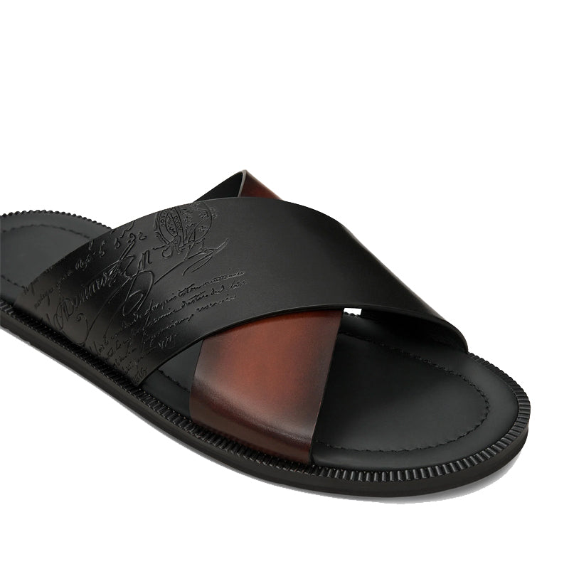 Handcrafted Cross Strap Leather Sandals