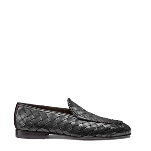 Penny Weaved Leather Loafer Hand Crafted