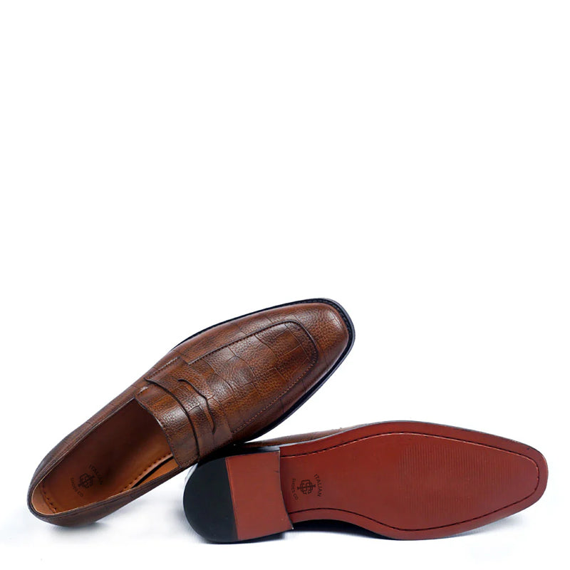 Brown Loafers For Men - Italian Shoes Company ?