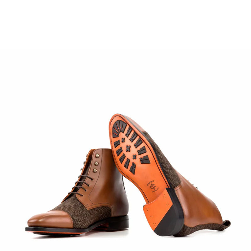 Custom HandMade Leather Lace-Up Boots