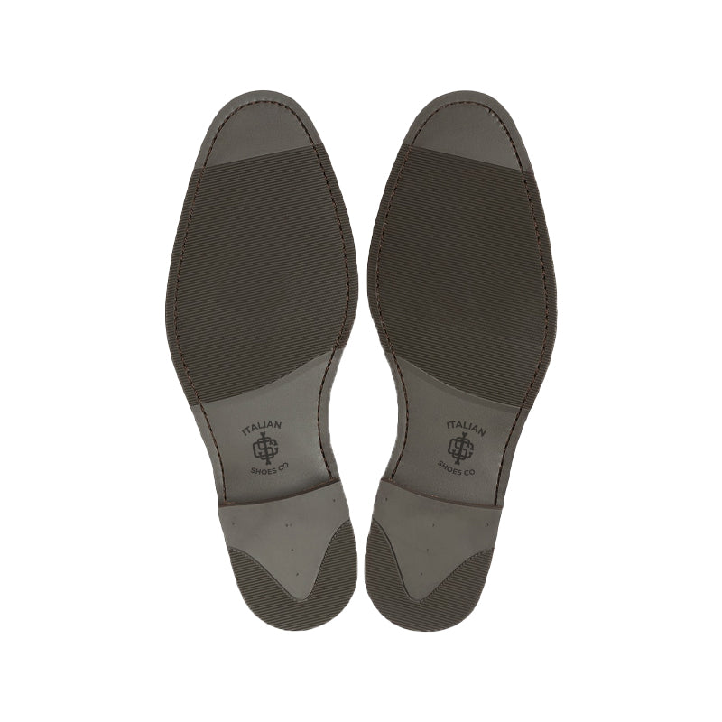 Luxury Mid-Top Pure Solid Brown Leather Chelsea Boot