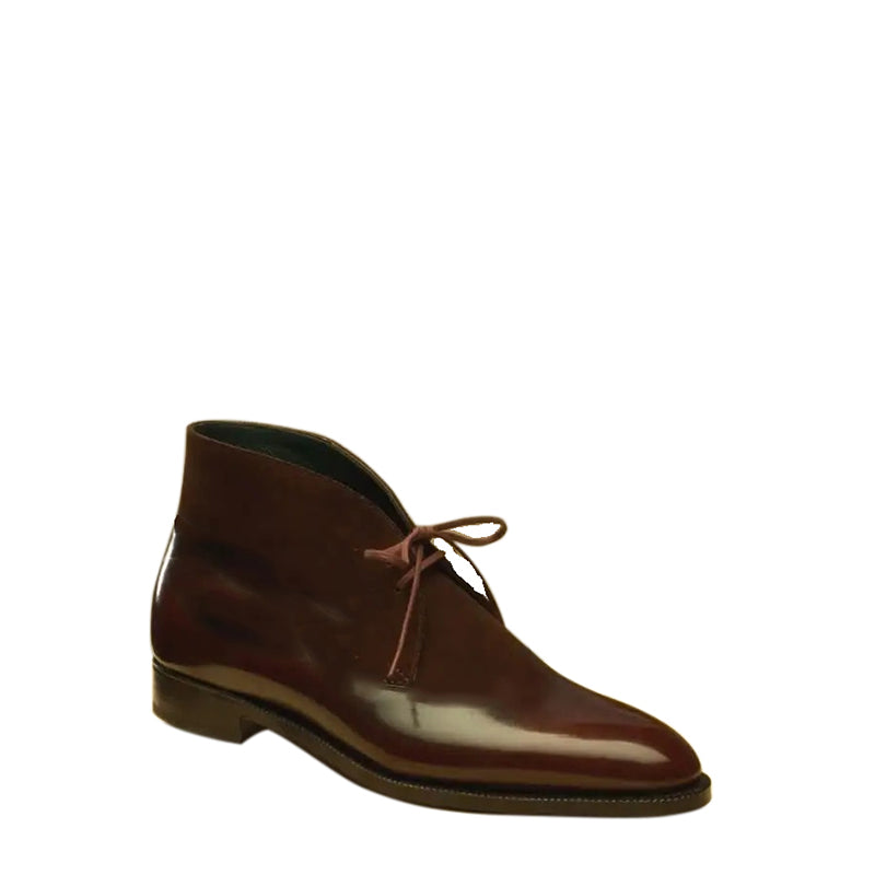 Men Leather Chukkas Boots