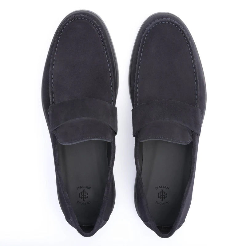 Suede Slip-On Leather Loafers For Men
