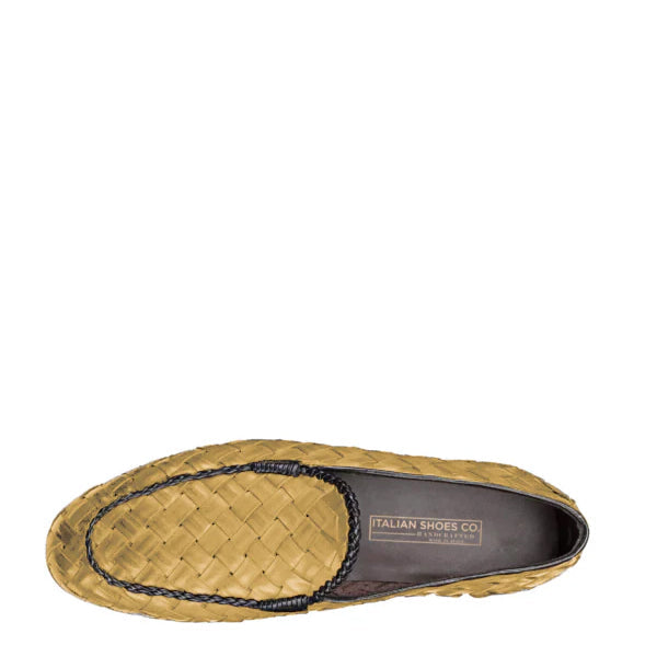 Penny Weaved Leather Loafer Hand Crafted