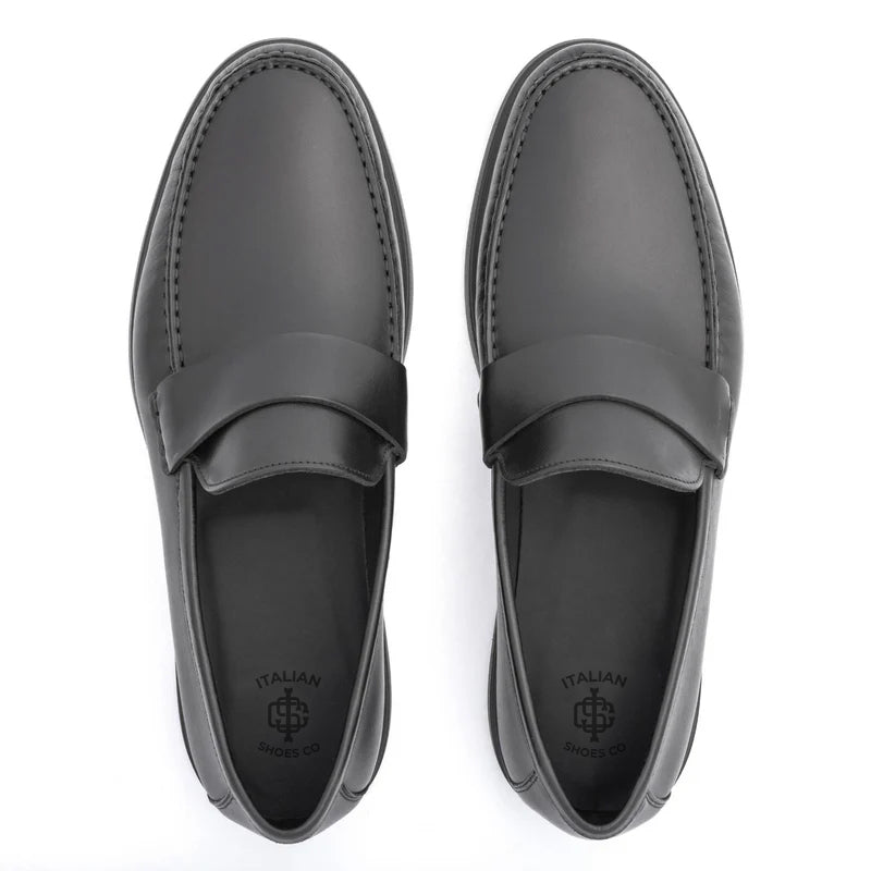 Premium Slip-On Penny Black Loafer
