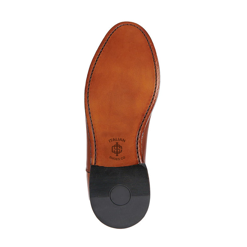 Classic Design Leather Cap-Toe Oxford Shoes