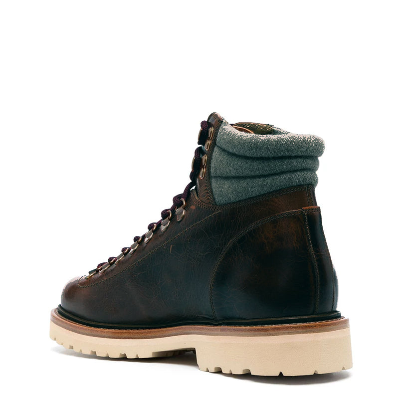 Padded Ankle Lace-Up boots