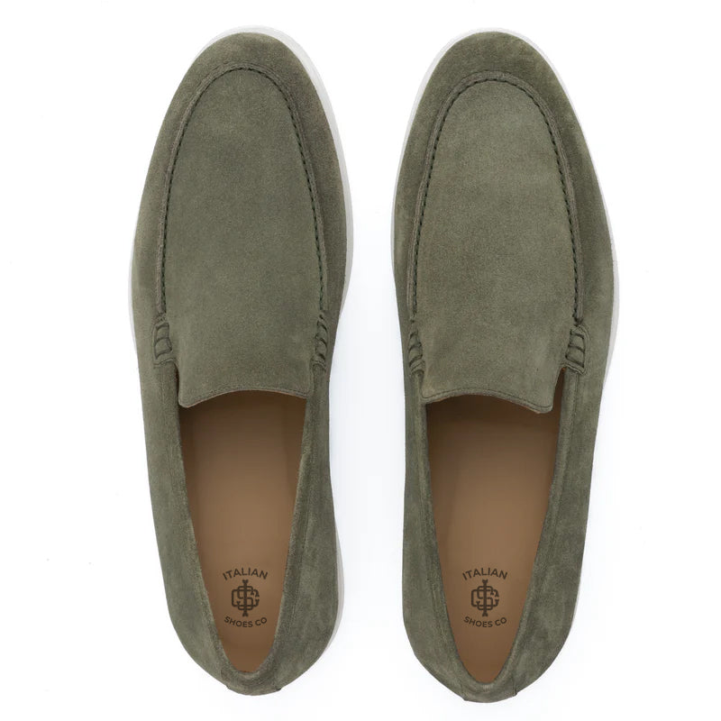 Premium Suede Leather Beige Loafer For Men