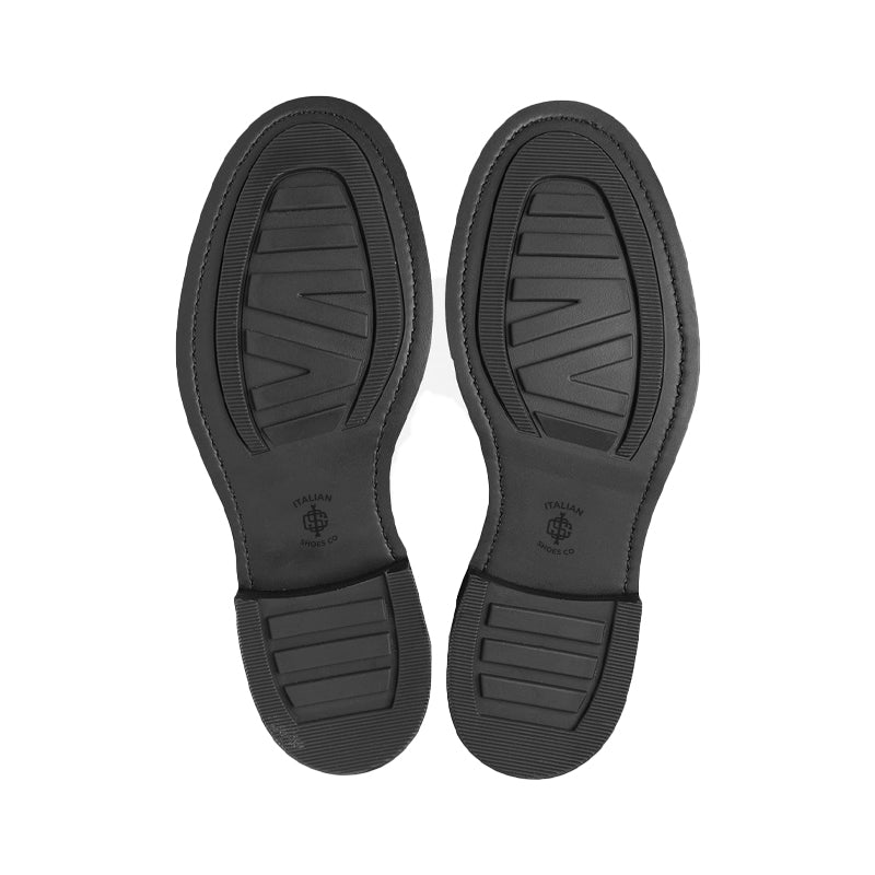 Leather Lace-Up Wingtip High Ankle Tan Boot