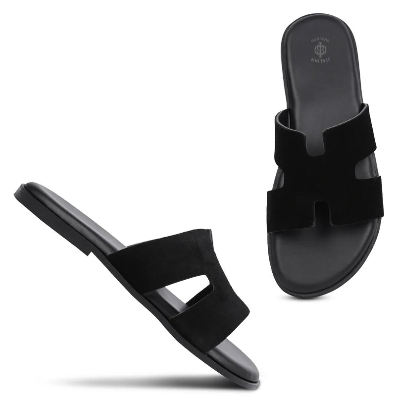 Suede H Style Slip On