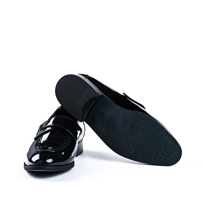 Men Classic Patent Shiny Leather Loafers