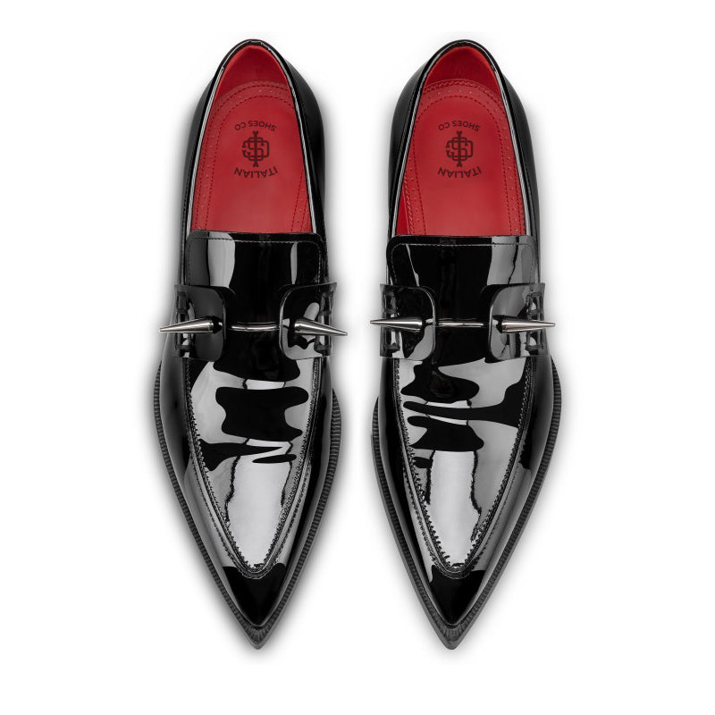 Patent Shiny Leather Stylish Loafers