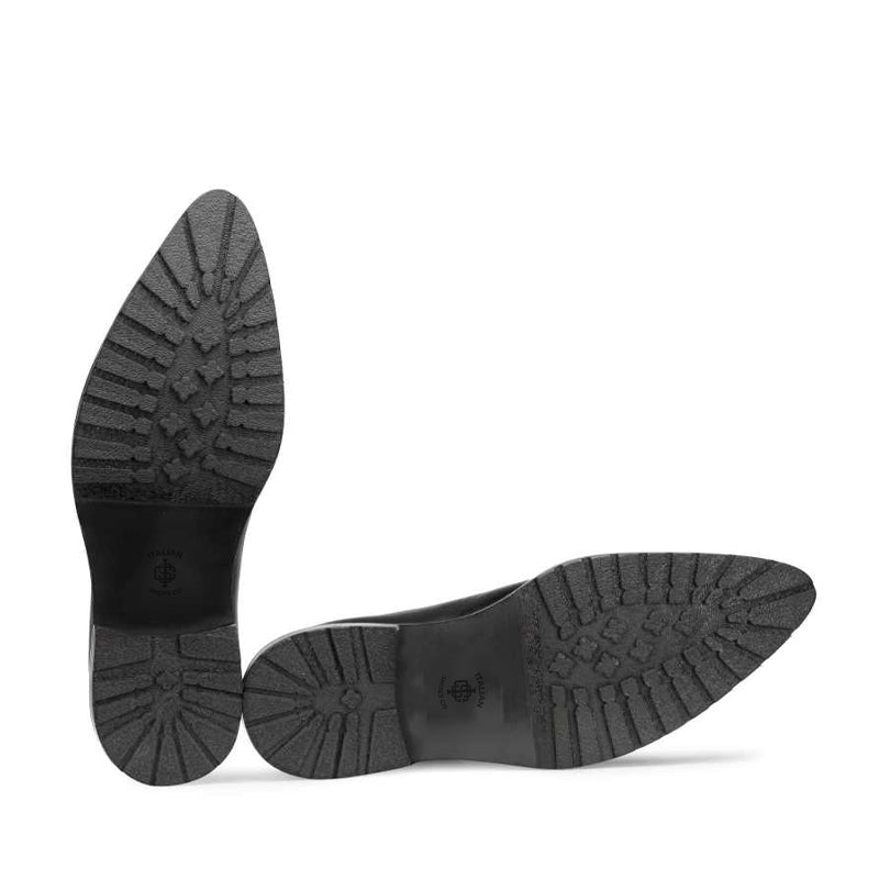 Men Classic Royale Snip Toe Leather Oxford Shoe Brown