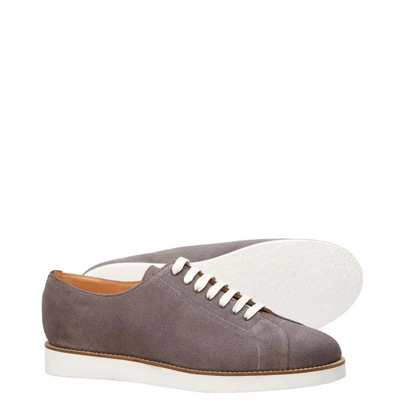 Classic Suede Lace-Up Dark Brown Sneaker
