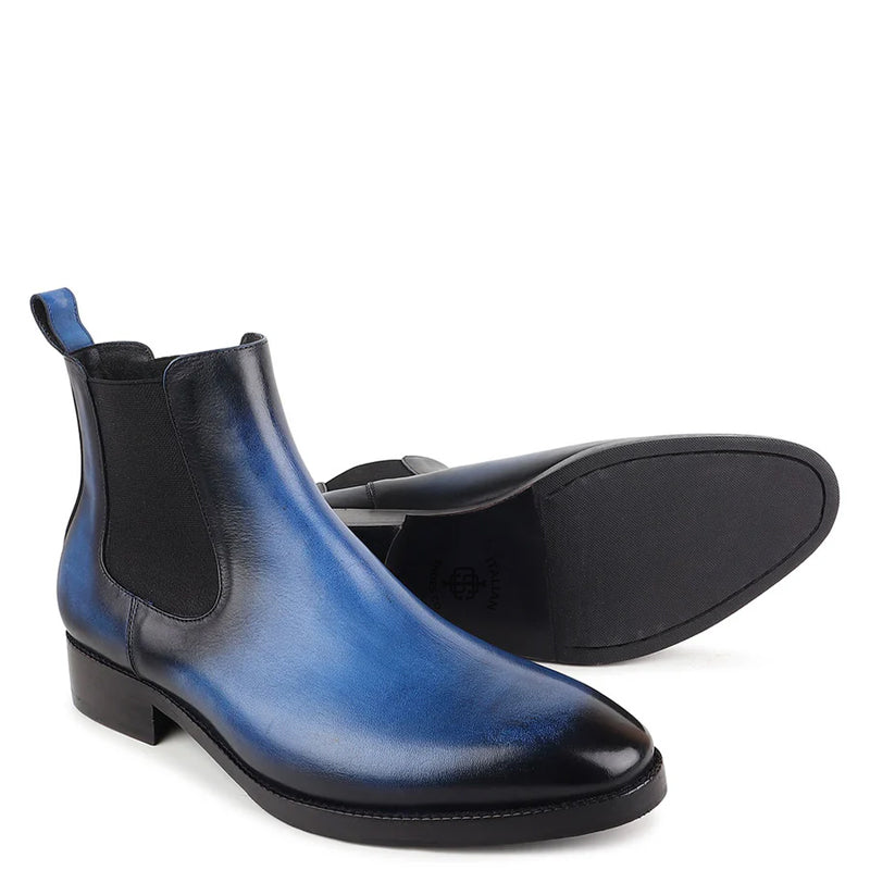 Patina Classic Leather Chelsea Boots