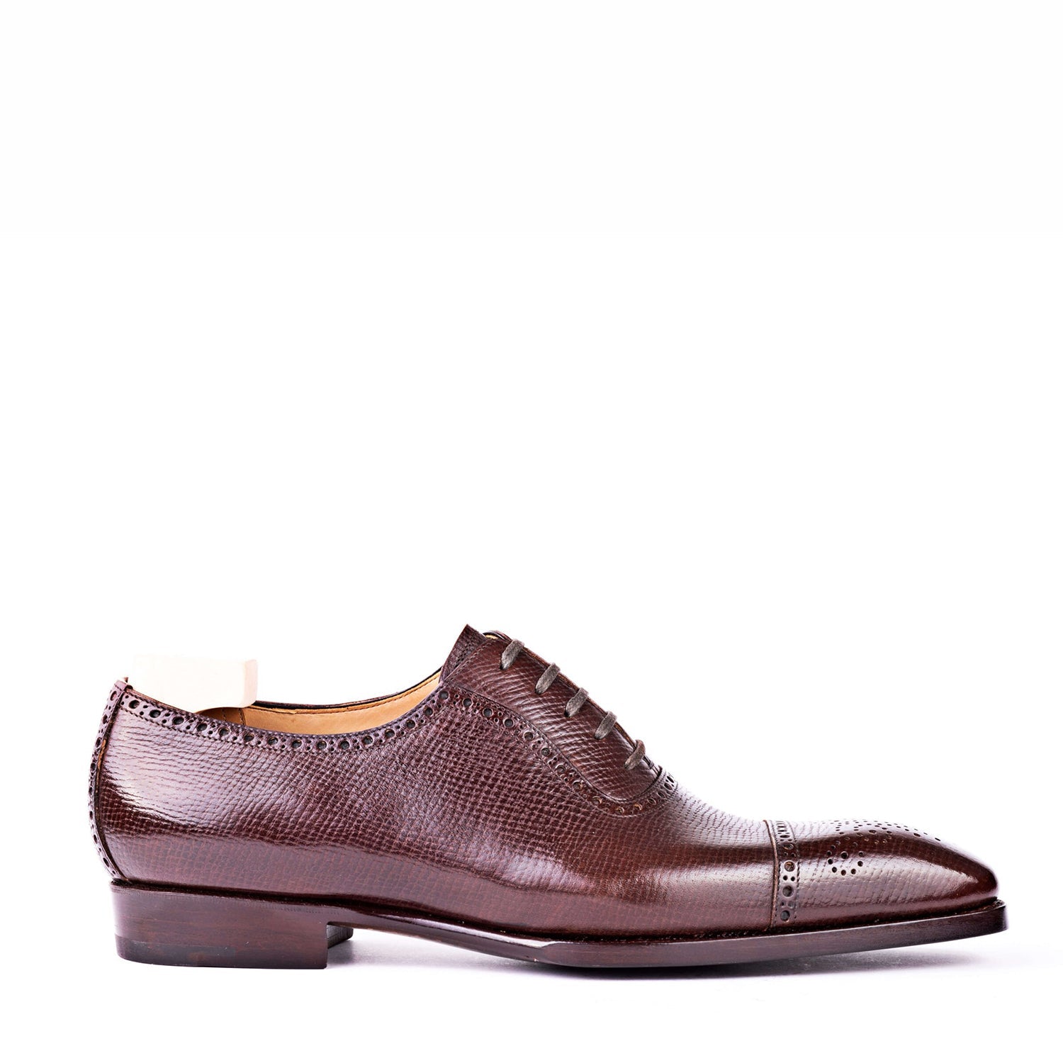 Handmade Cap-Toe Leather Formal Oxford Shoe