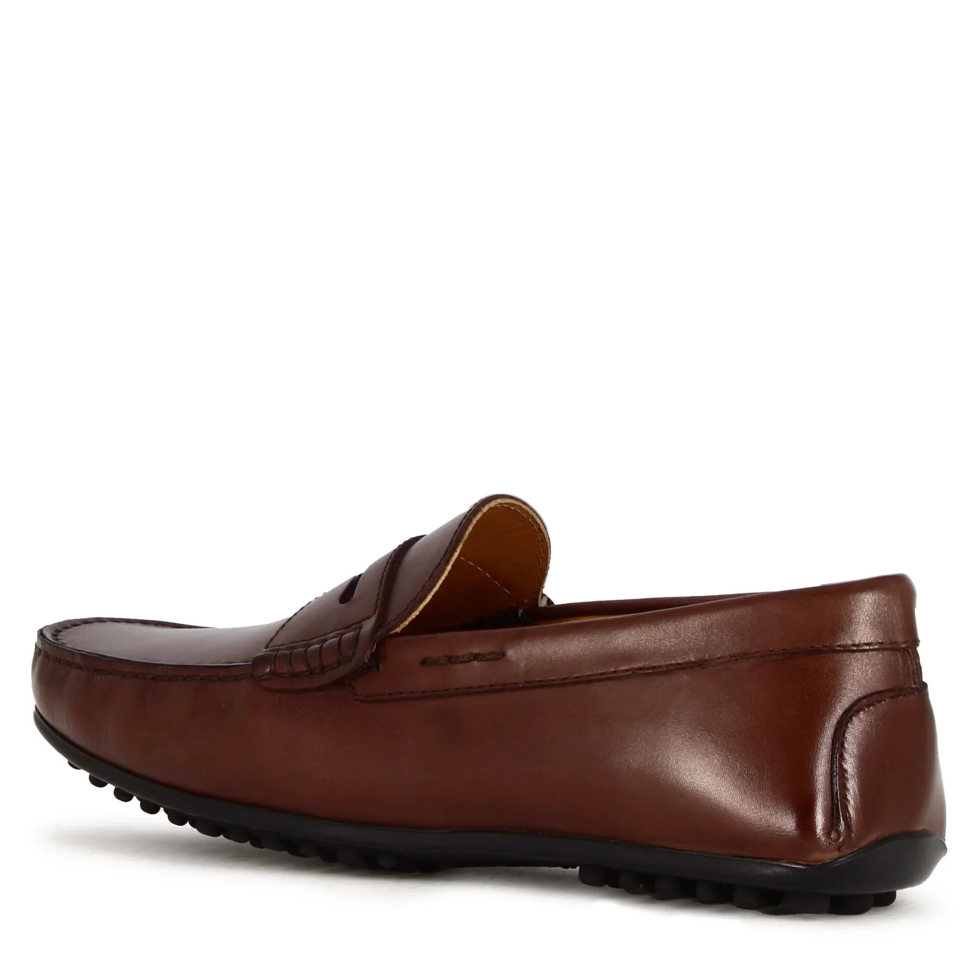 Dark Brown Leather Moccasin