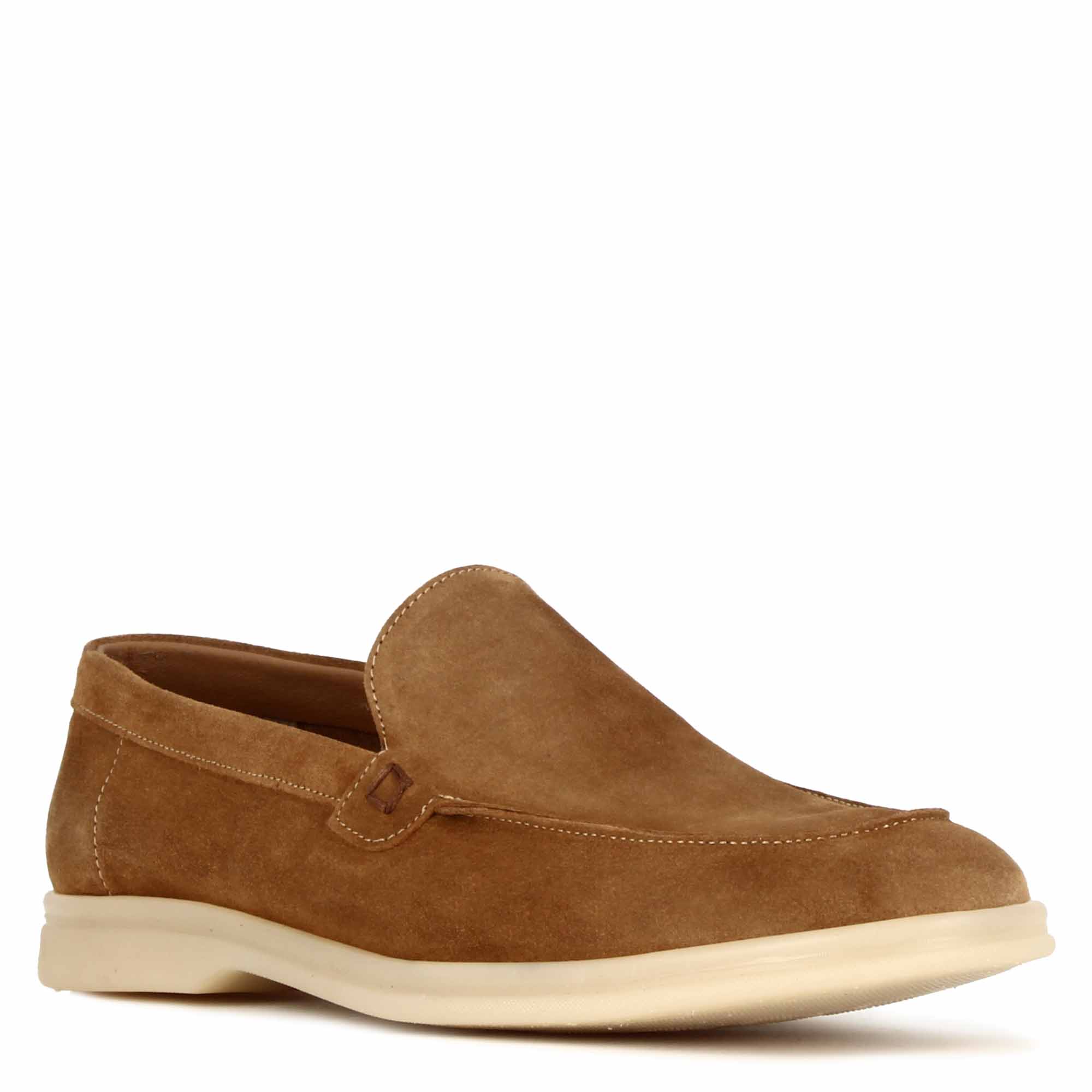 Light Brown Suede Moccasin