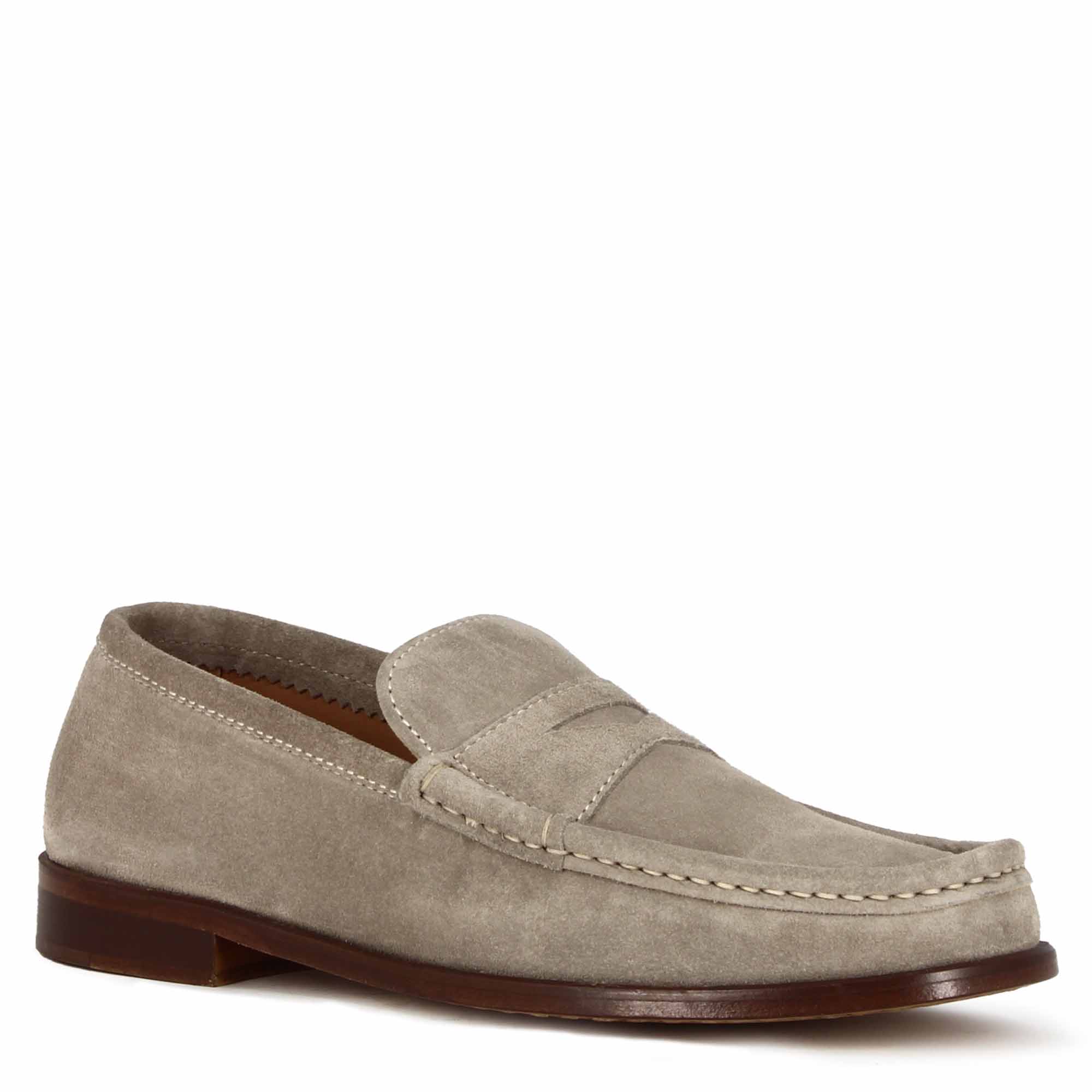 penny Suede Leather Loafer