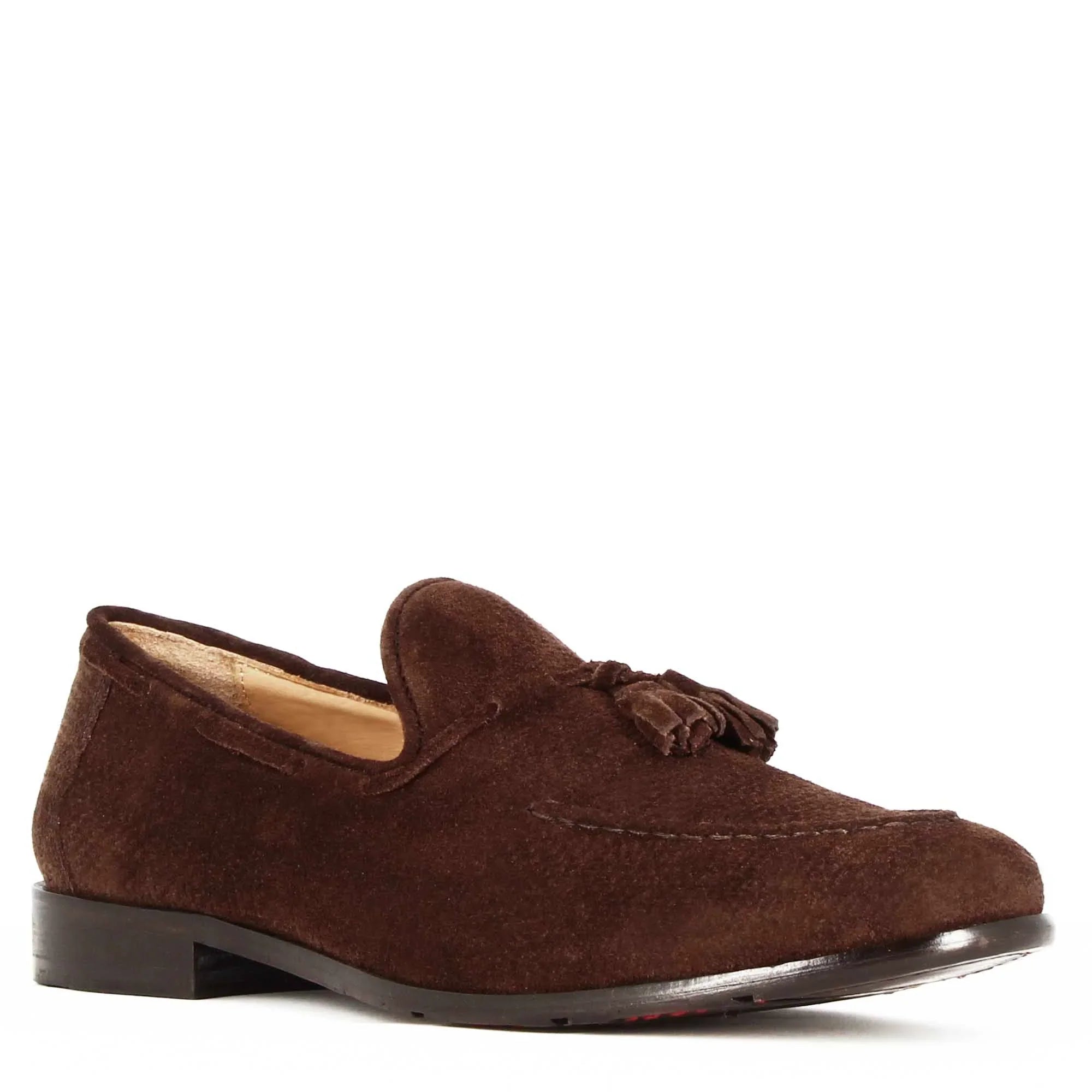 Suede Moccasin with Tassels