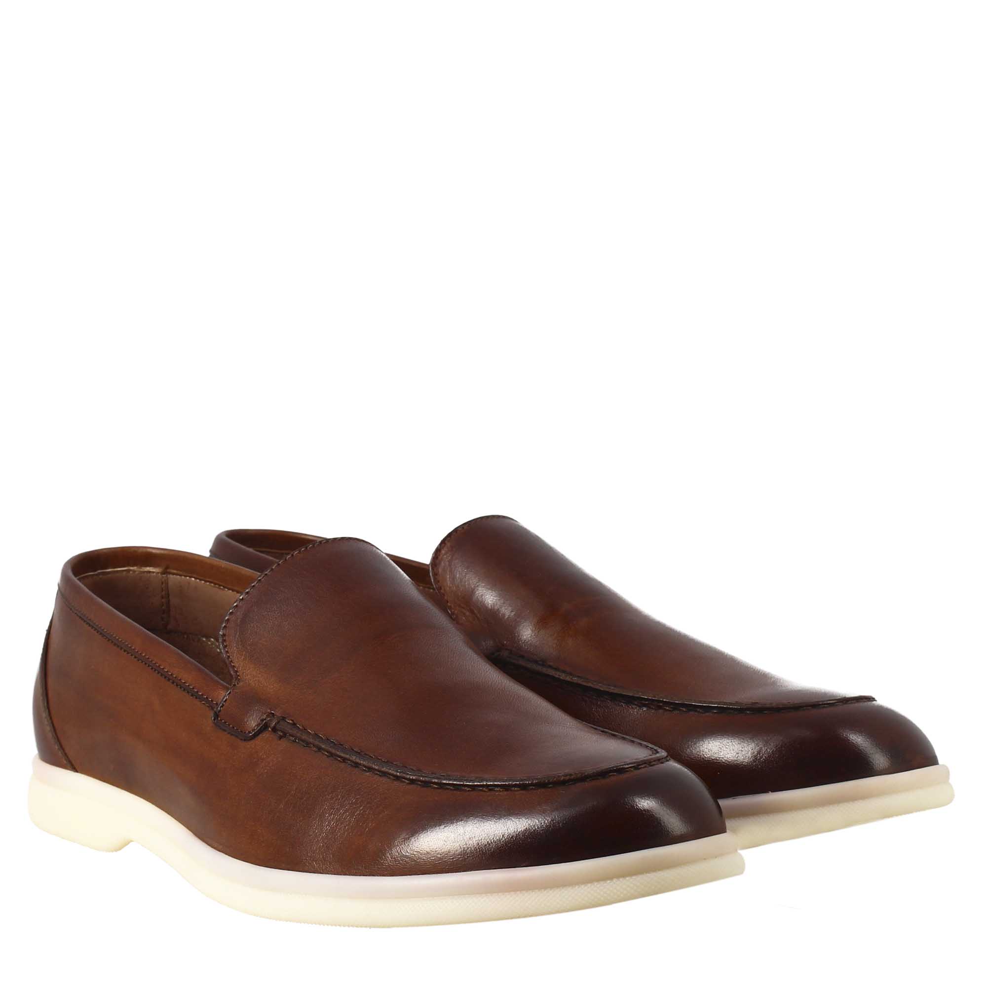 Brown Unlined Moccasin