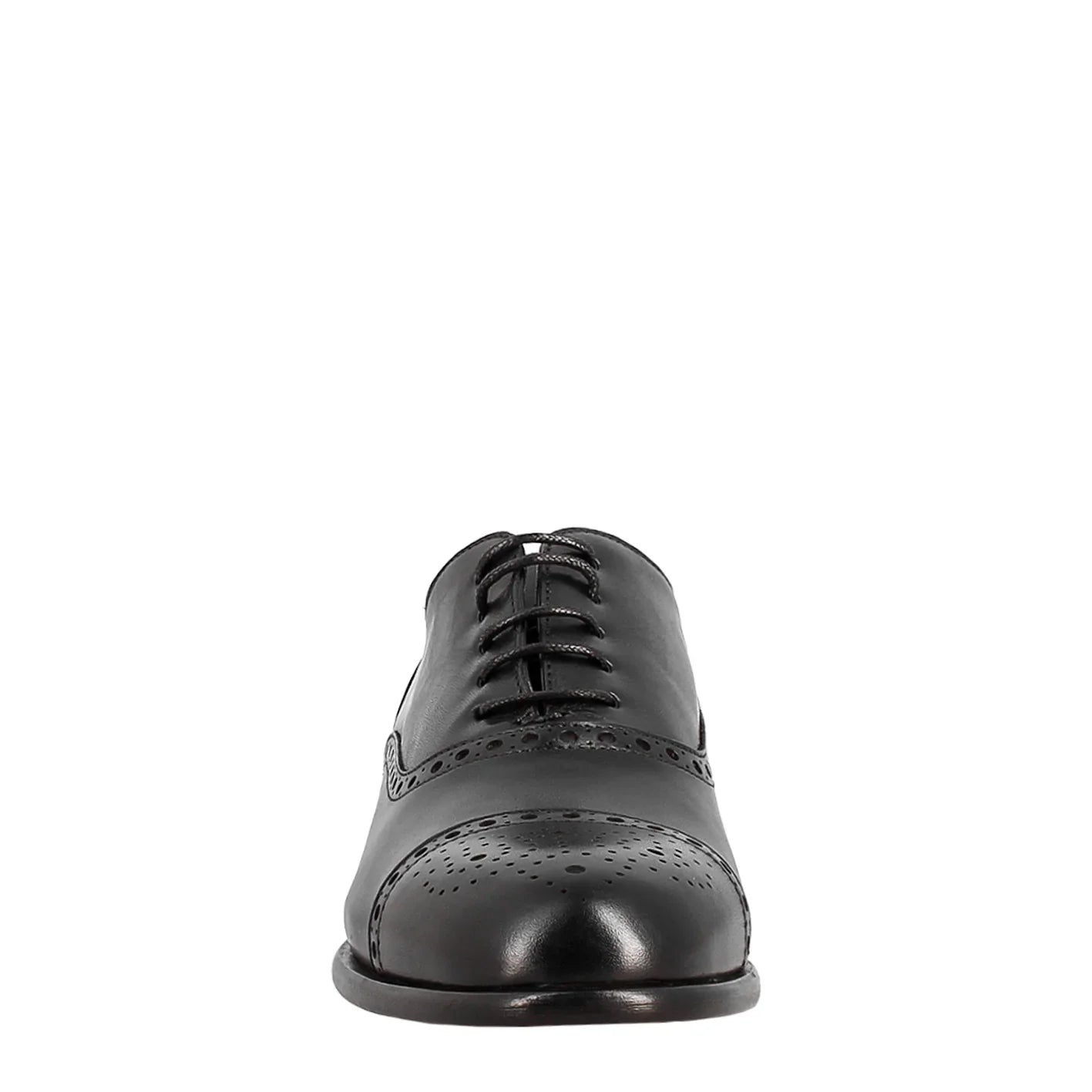 Semi Brogue Elegant Leather Oxford Shoe