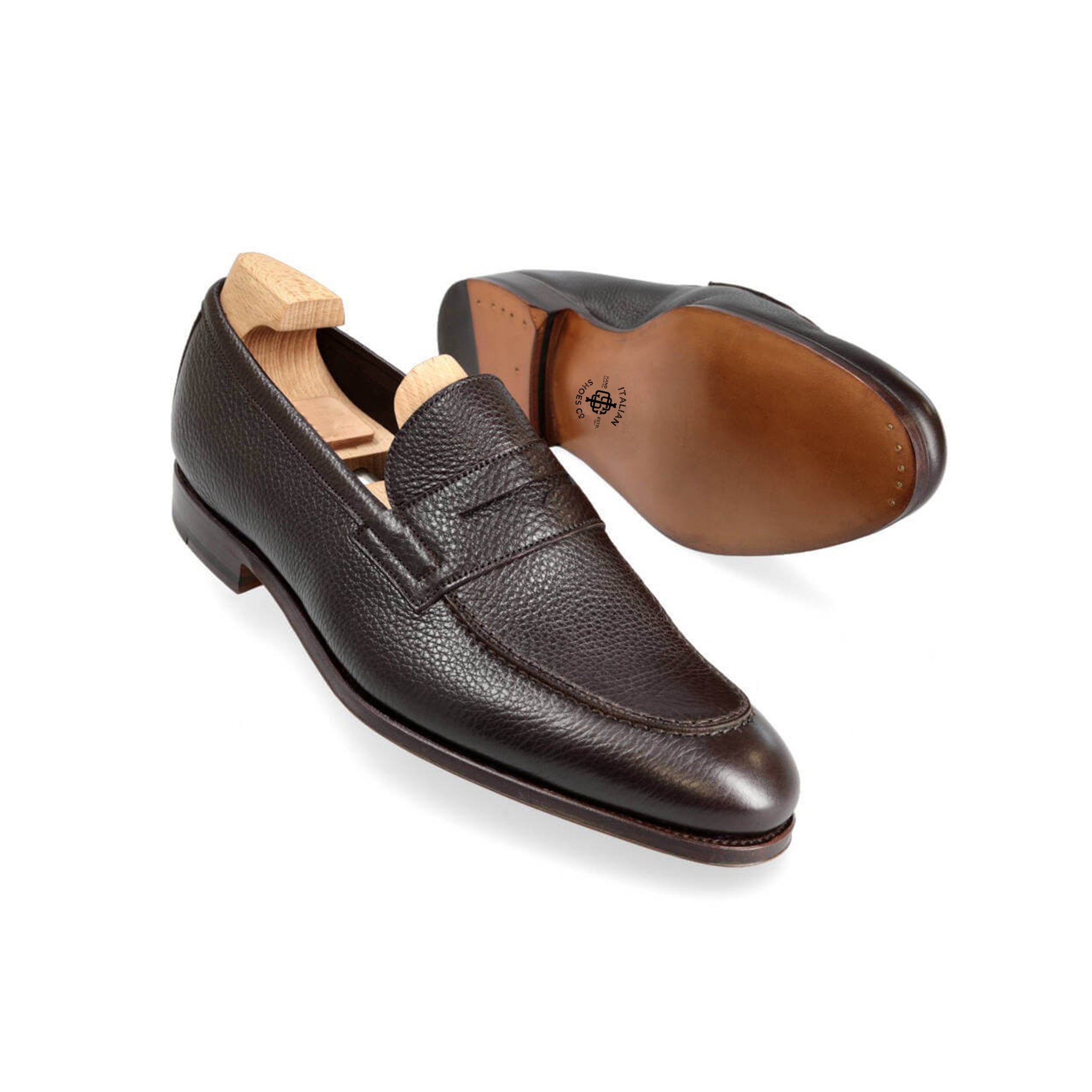 Dark Cocoa Penny Men's Loafers