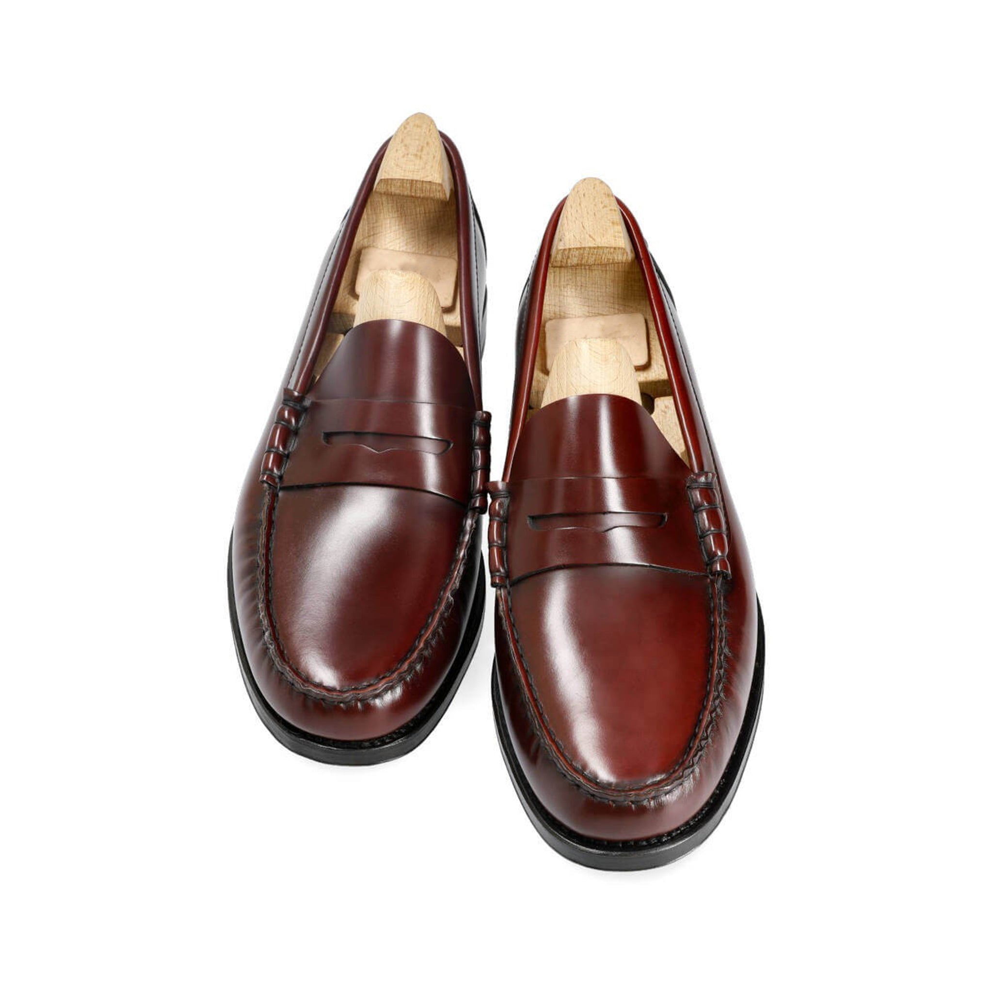 Burgundy Leather Penny Loafer
