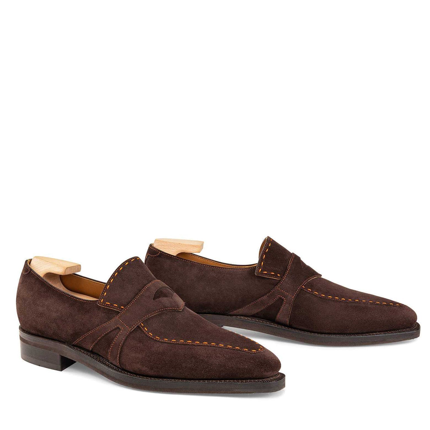 RASCAILLE SUEDE CALF LEATHER DARK BROWN