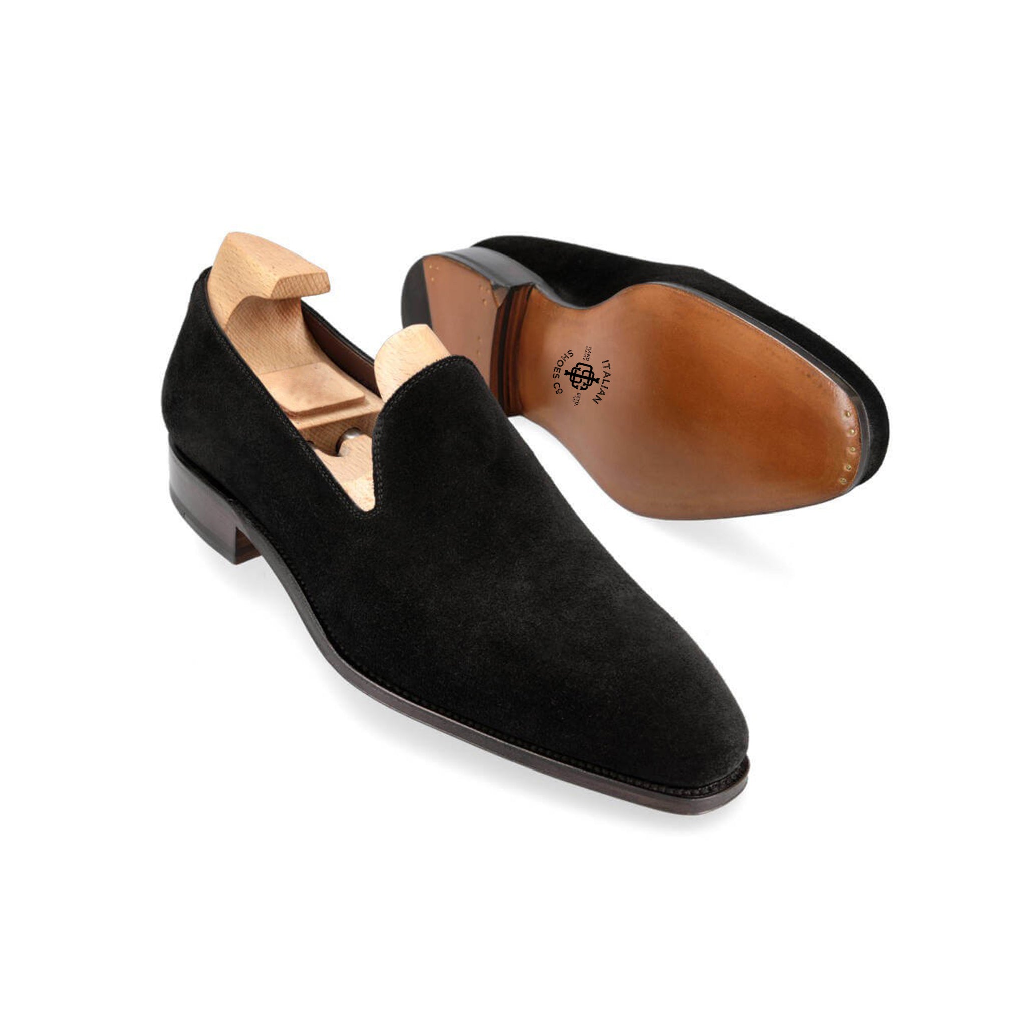 One-cut Wedding Party Men's Suede