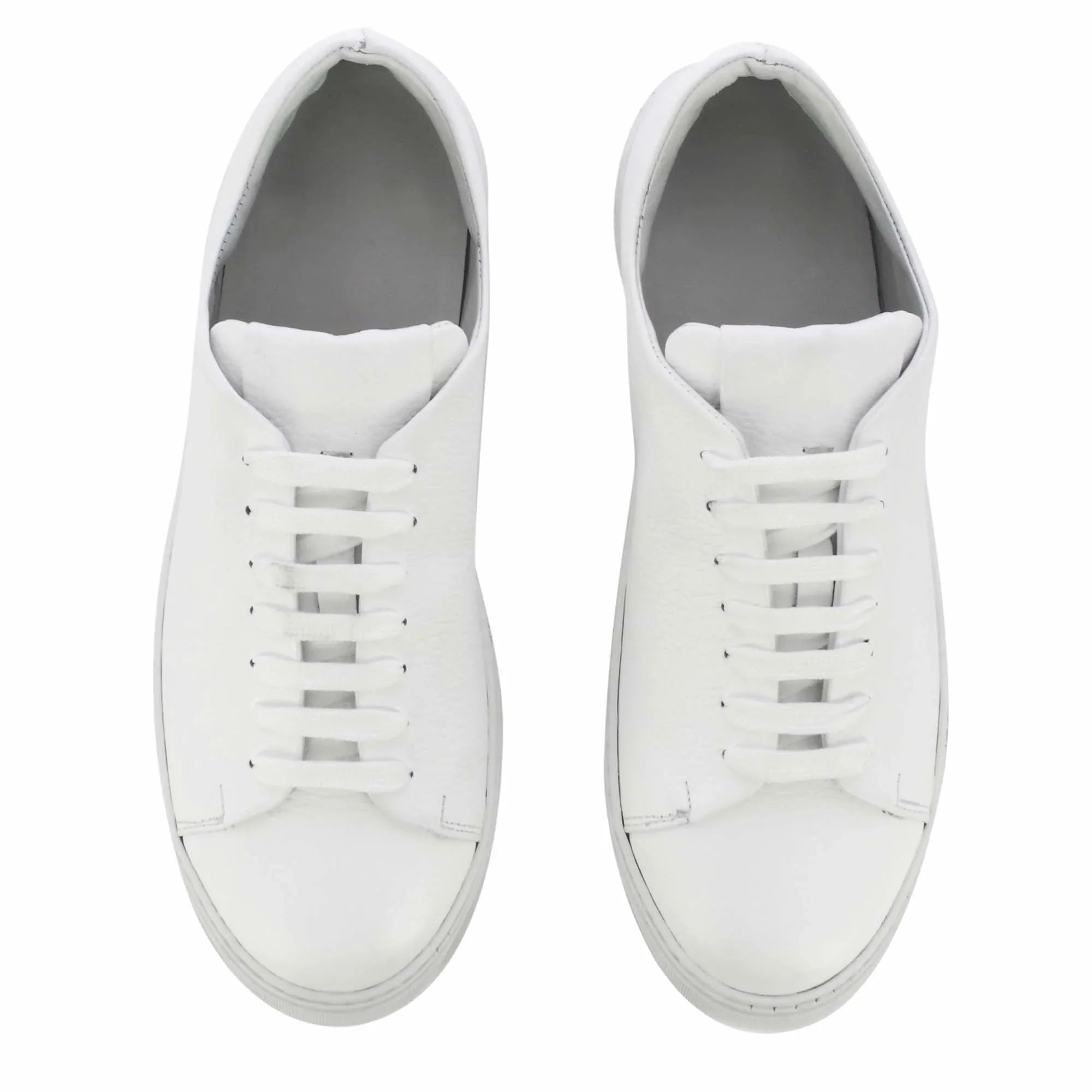 Classic White Leather Sneakers