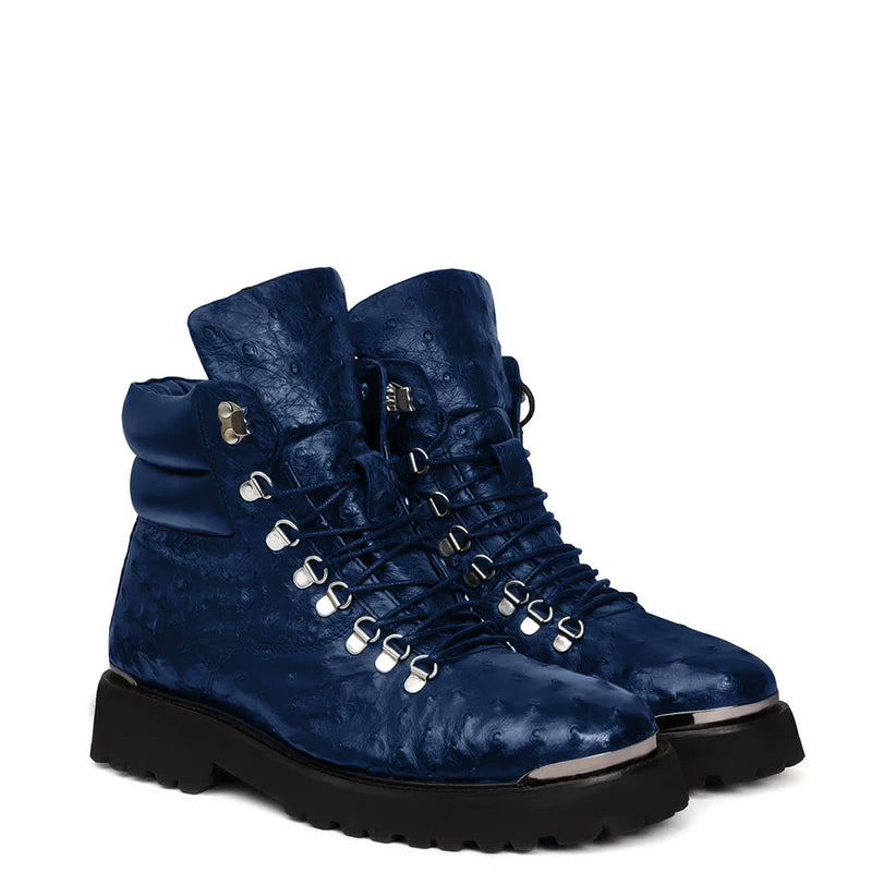 BIKER BOOTS IN OSTRICH