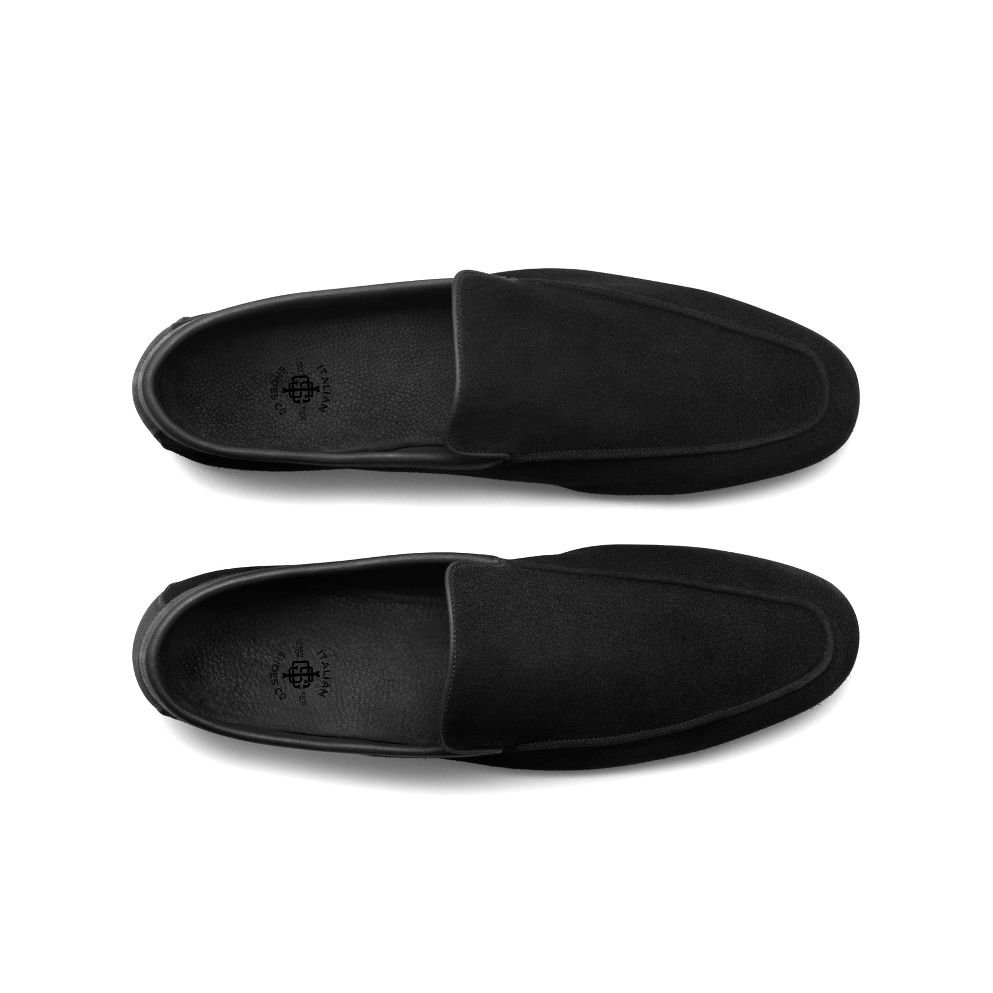 Ludovica Black Velvet Loafers