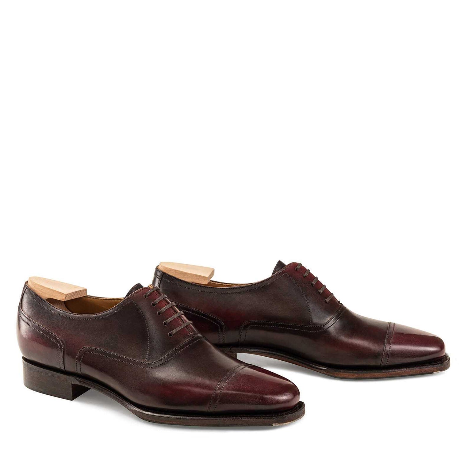 VISCONTI Calf Leather Lie De Vin