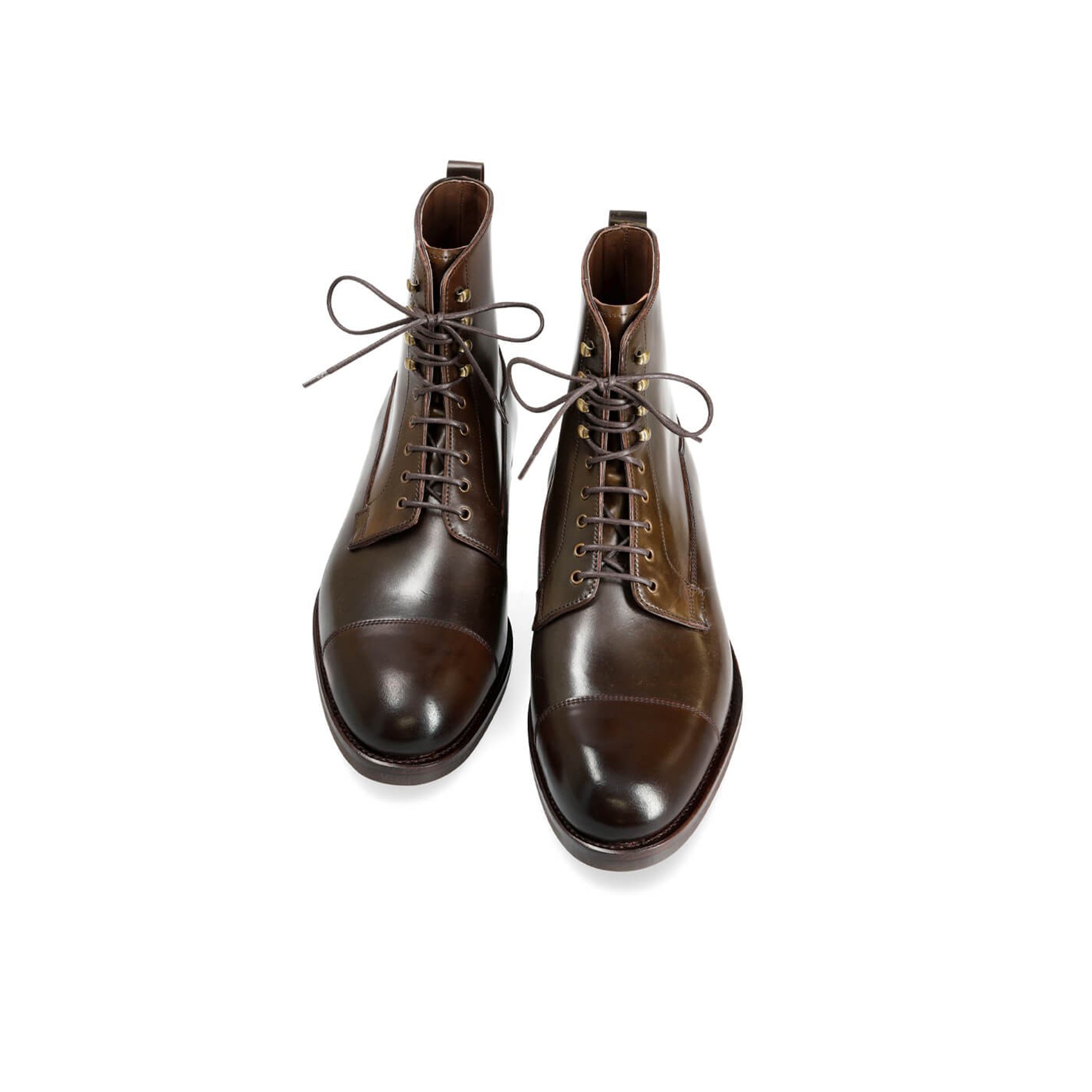 Dark Coffee Chelsea High Ankle Boots