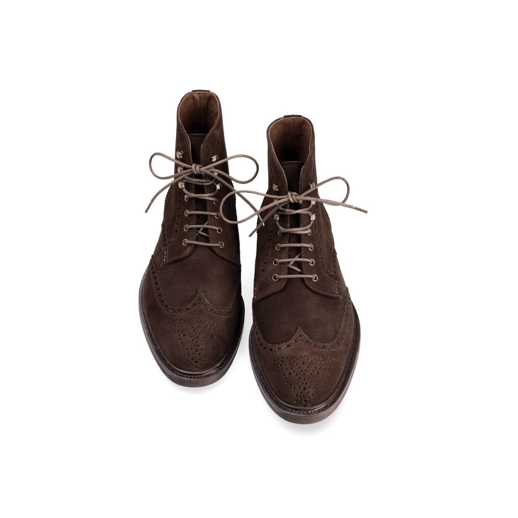 Wingtip Suede Work Boots