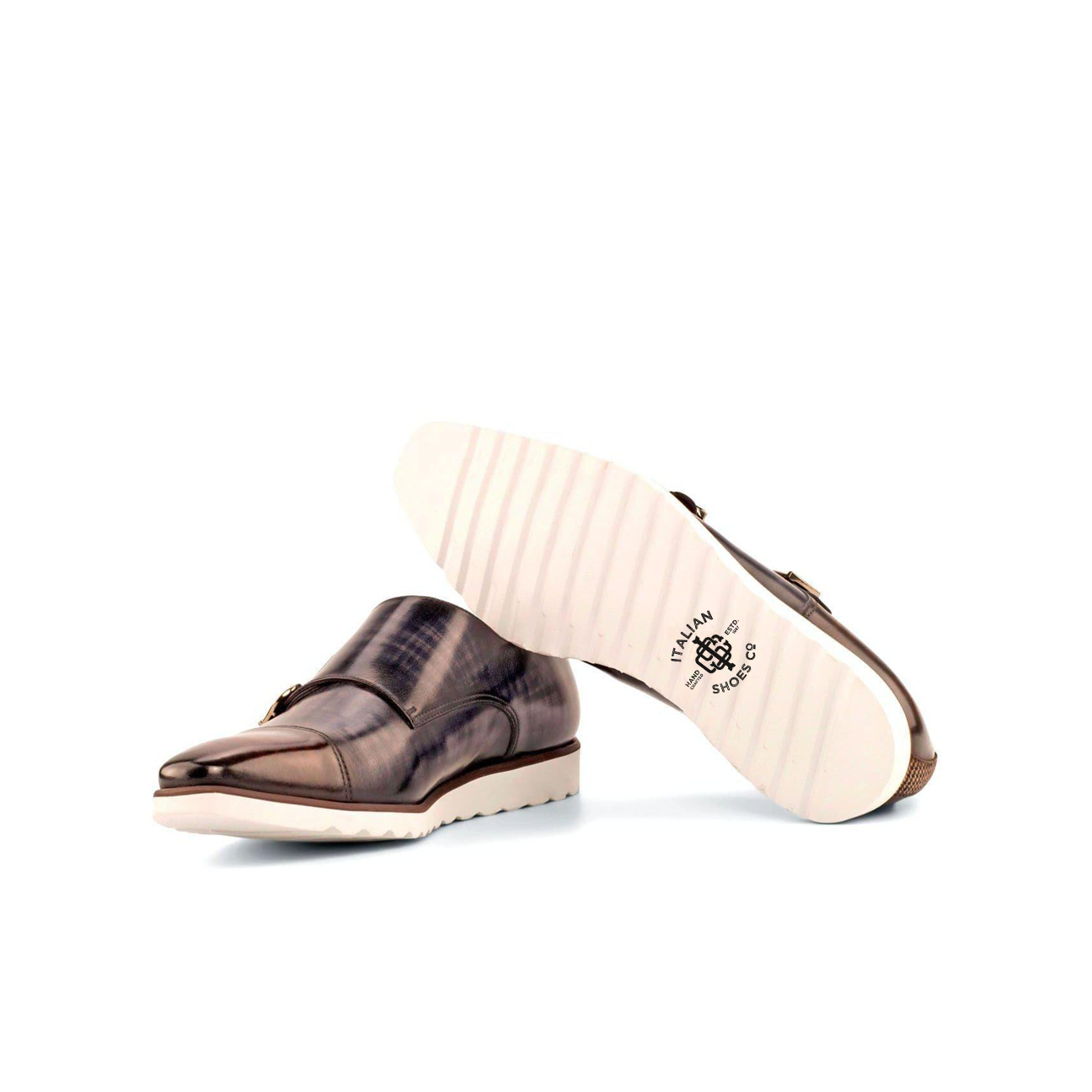 Twin Treasures Double Monk Shoe Brown