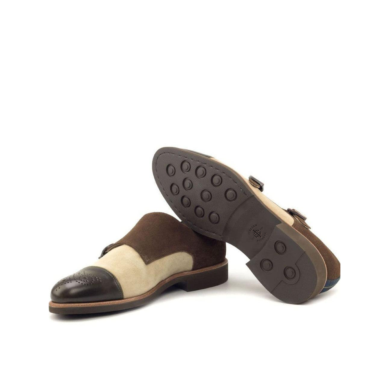 Elite Echo Double Monk Shoe Brown