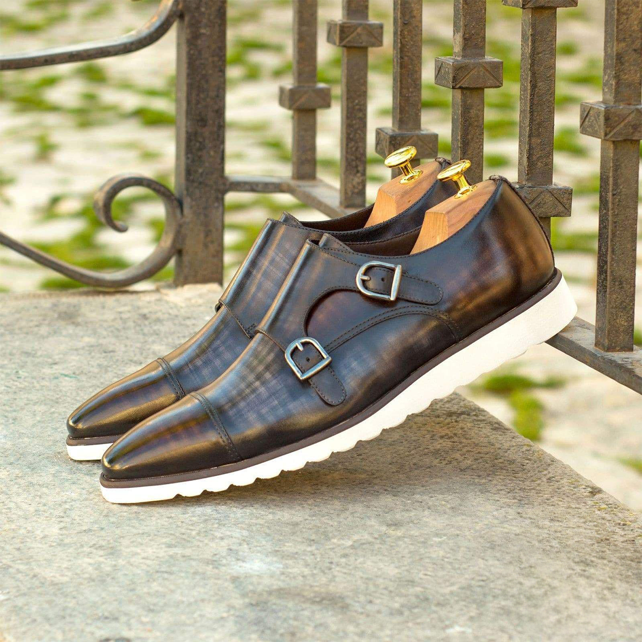 Twin Treasures Double Monk Shoe Brown