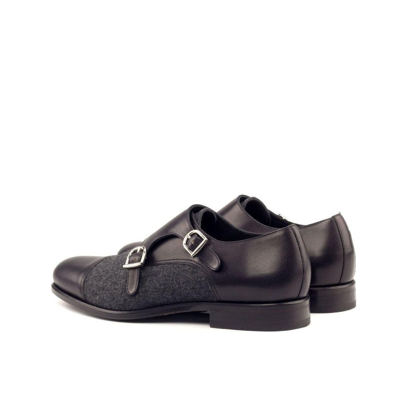 Pinnacle Partners Double Monk Shoe Black
