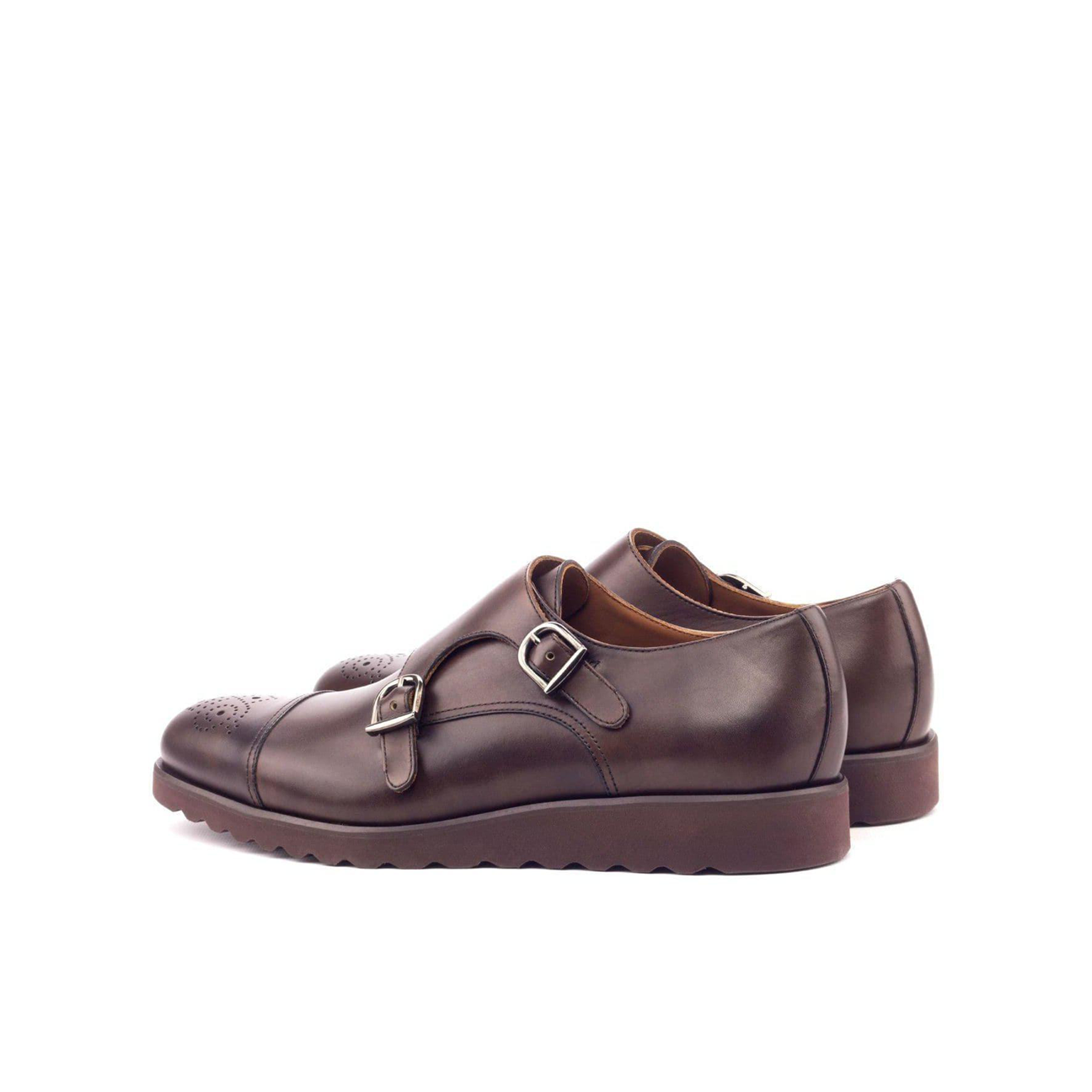 Regal Repeats Double Monk Shoe Dark Brown