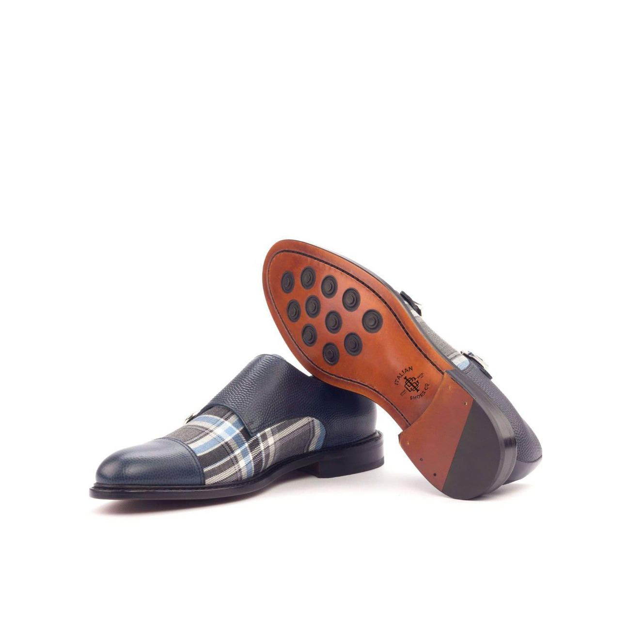 Dual Dynasty Double Monk Shoe Navy