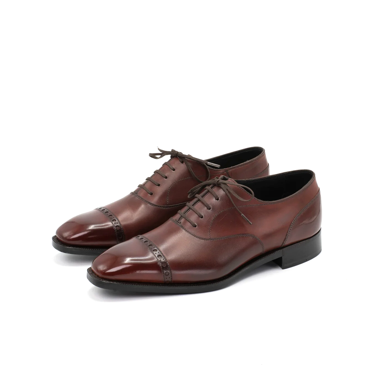Matilda Two-Tones Leather Lace-Up Oxford Shoes