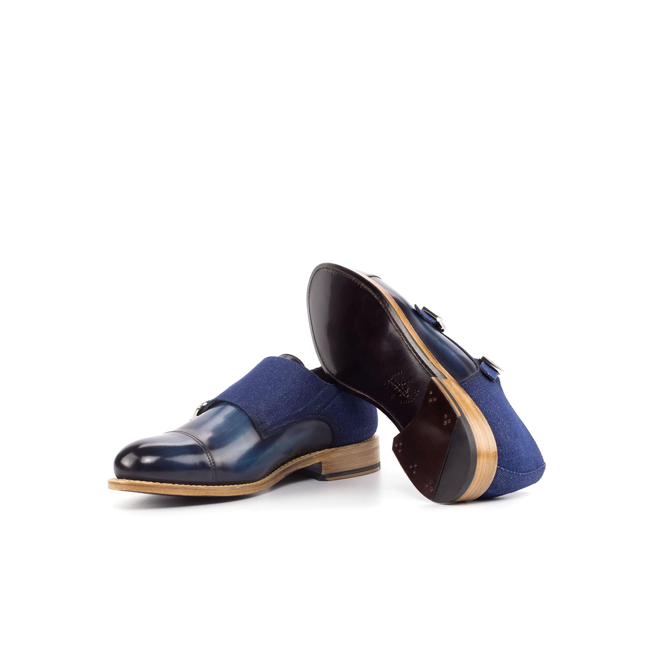 Midnight Mavericks Double Monk Shoe Navy