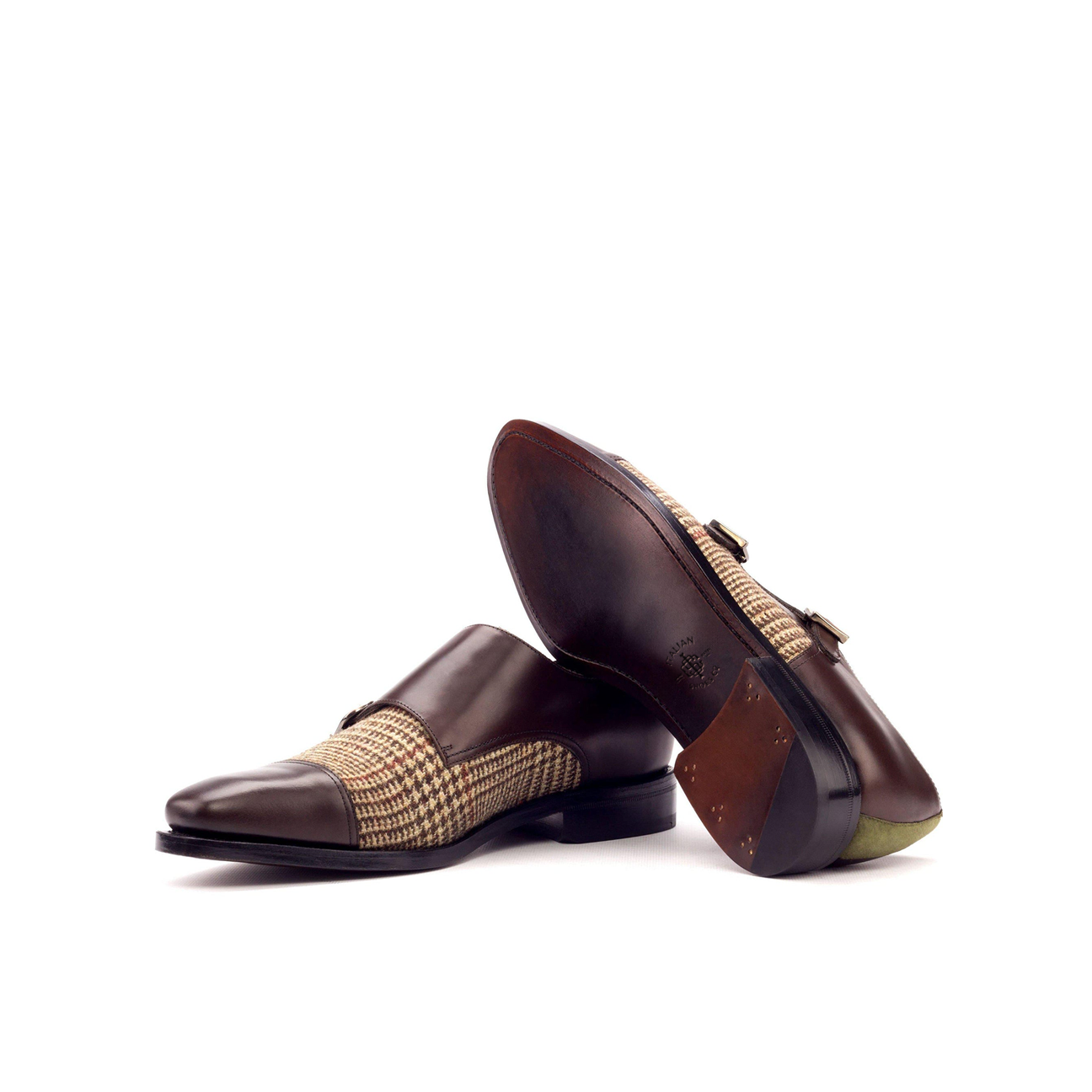 Aristocrat Adorn Double Monk Shoe Brown