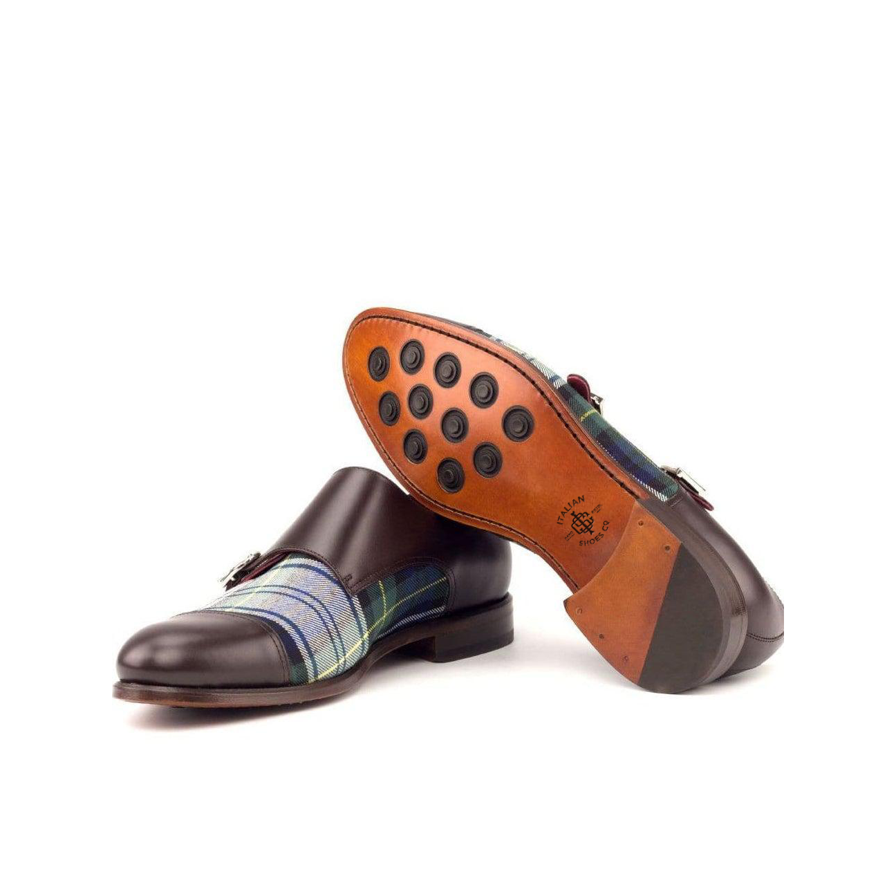 Timeless Tread Double Monk Shoe Dark Brown