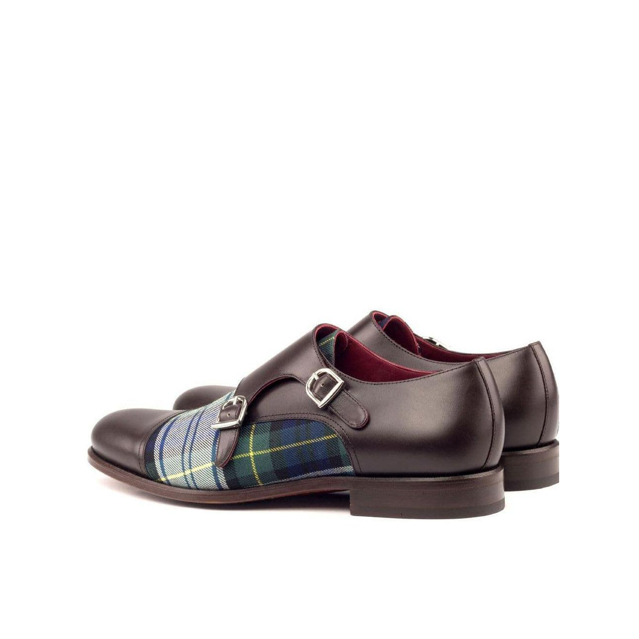 Timeless Tread Double Monk Shoe Dark Brown