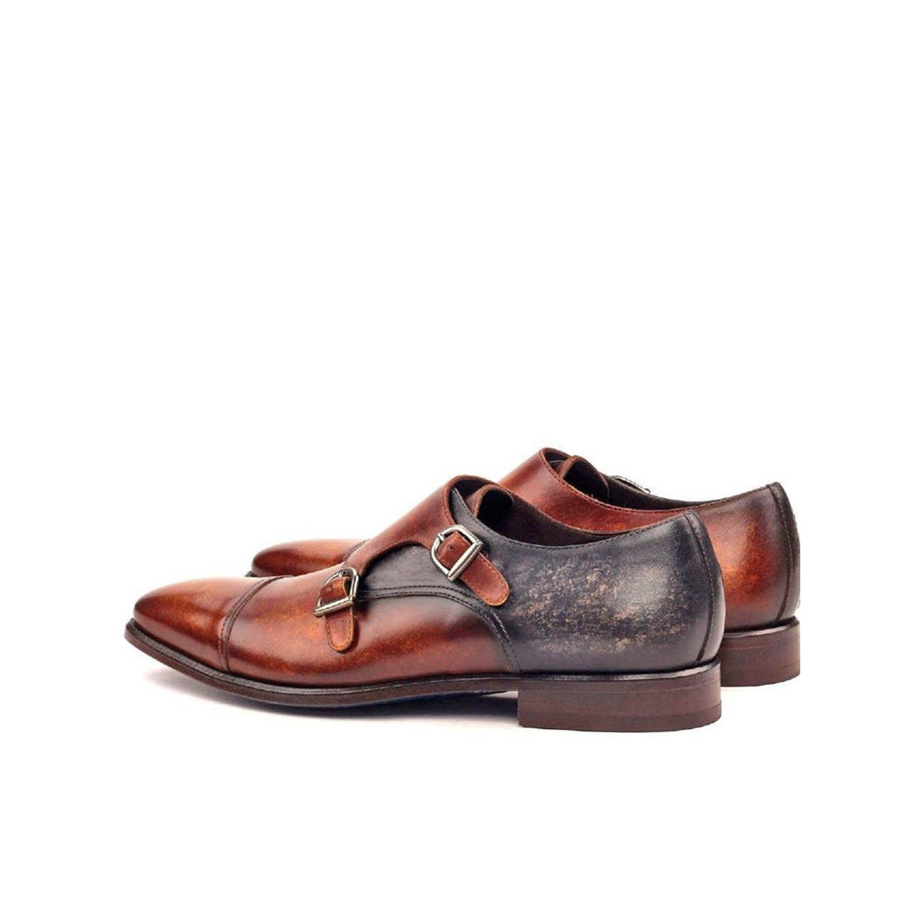 Harmonious Haven Double Monk Shoe Brown