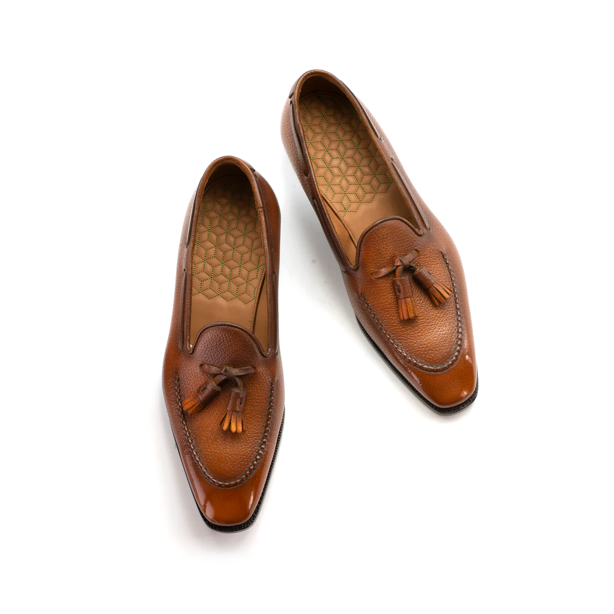 Italian Leather Brown Compton Loafers